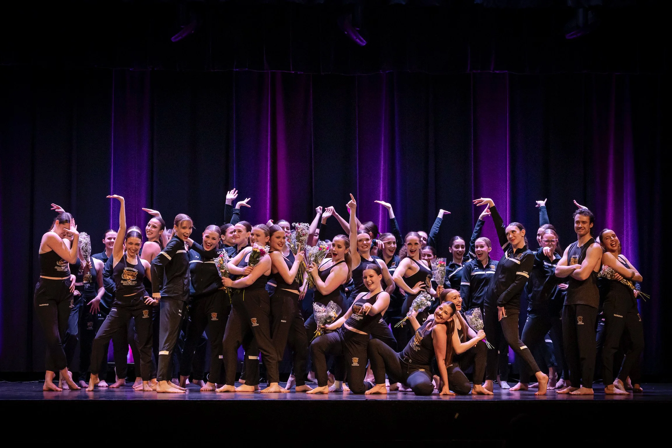 The Black and Gold Dance Team